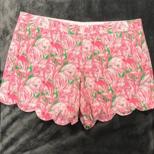 Lily Pulitzer Buttercup Shorts | Flamingo Shorts